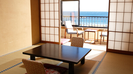 海の見える和室8畳+6畳